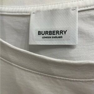 Burberry Logo Print Oversized T-shirt ‘White’